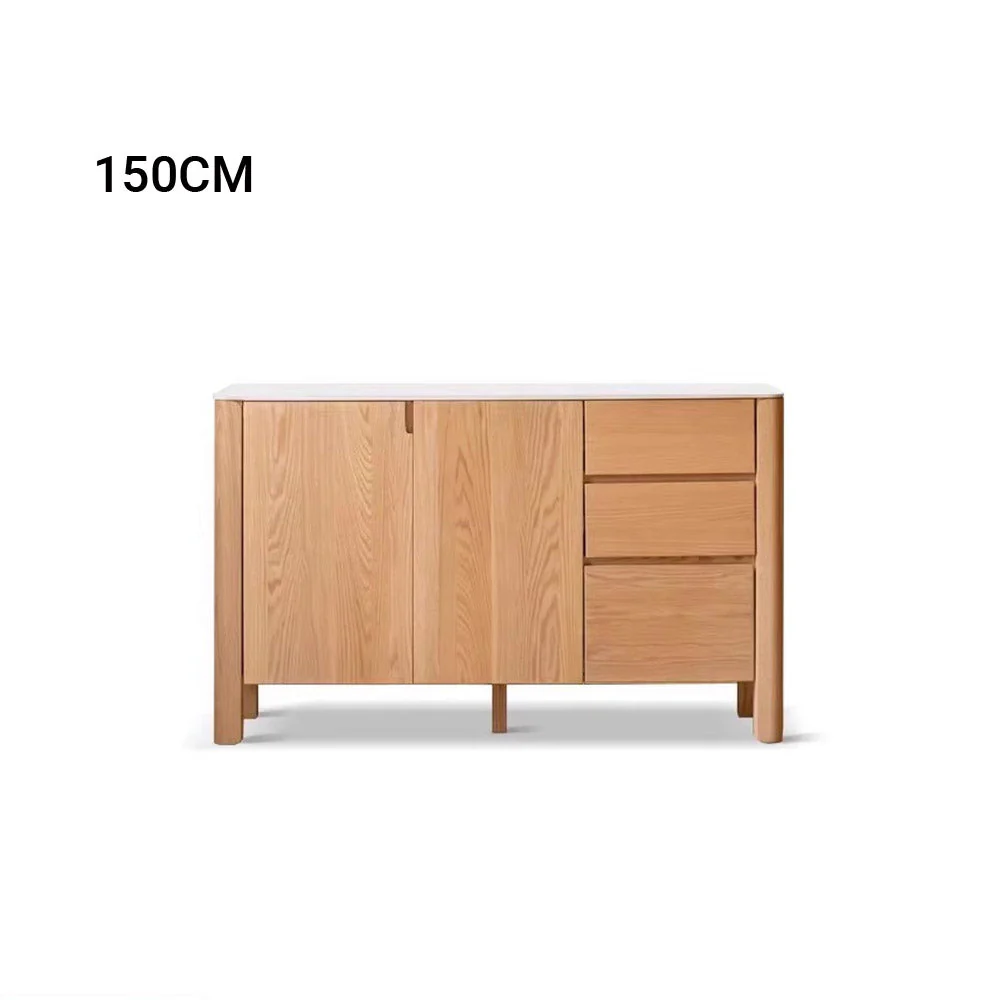 Alvito Natural Solid Oak Sideboard - Image 9
