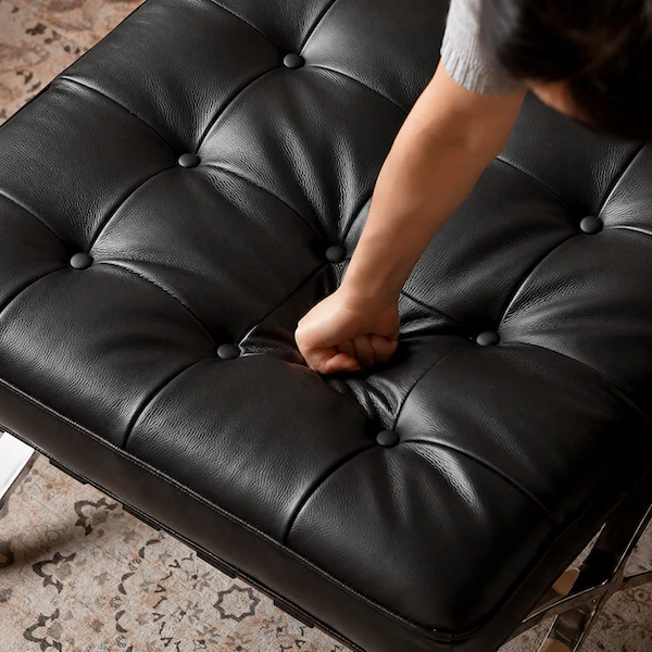 Bergdala Genuine Leather Leisure Chair - Image 7