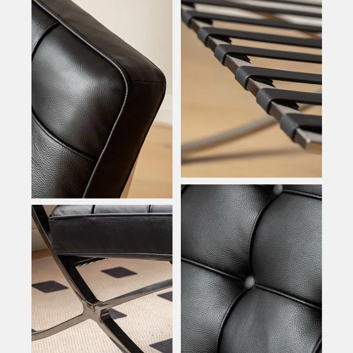 Bergdala Genuine Leather Leisure Chair - Image 8