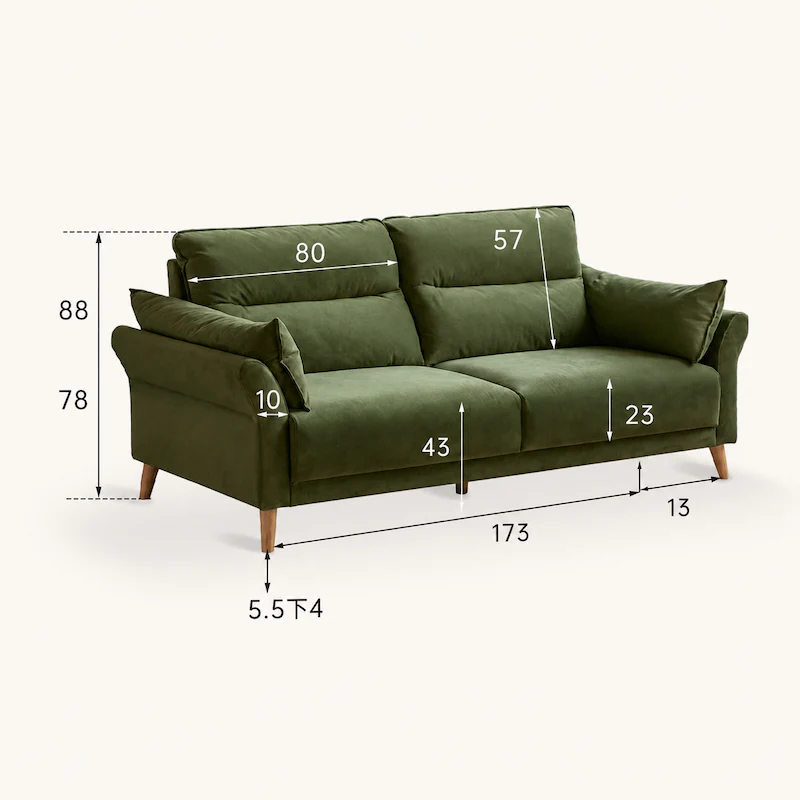 Bronte Pet-Proof Fabric Sofa - Image 13