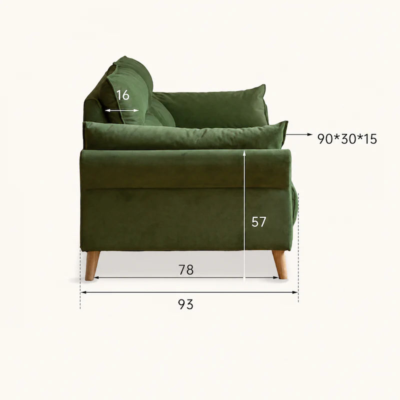 Bronte Pet-Proof Fabric Sofa - Image 15