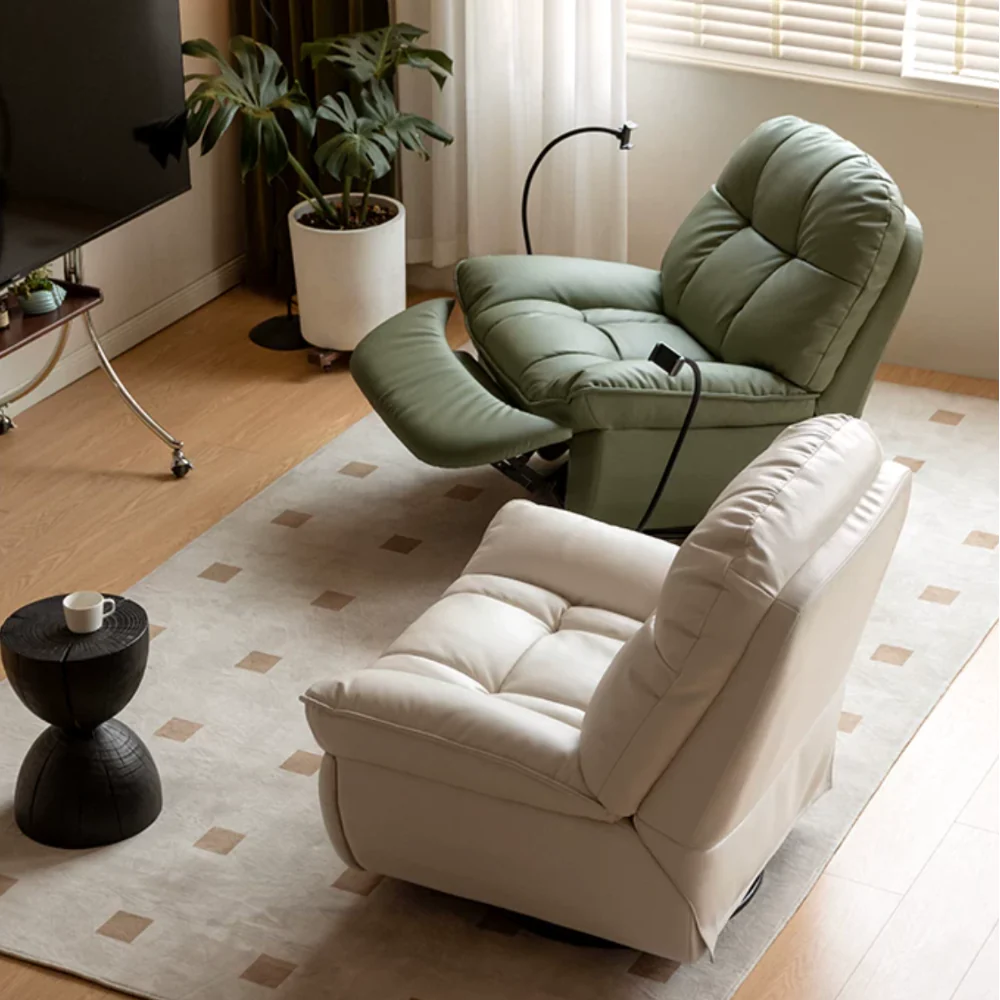 Casina Silicone Leather Recliner Sofa - Image 4