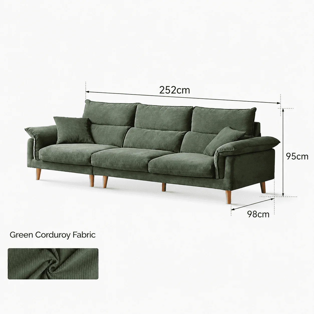 Cork Fabric Sofa - Image 8