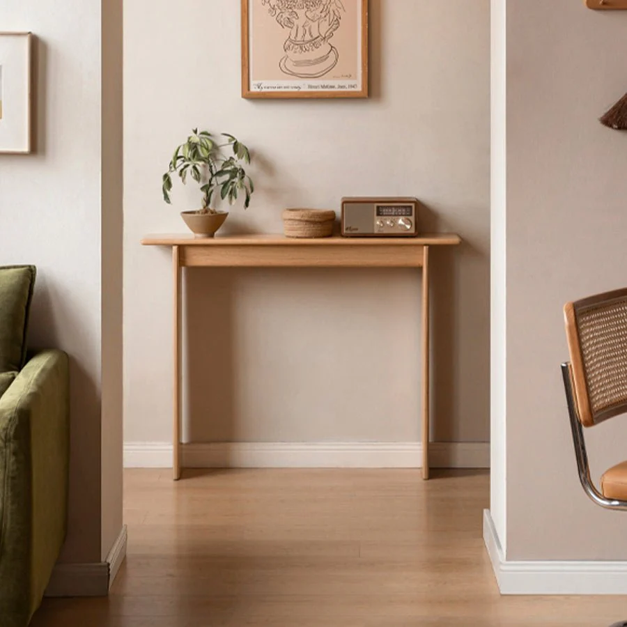 Ensta Solid Oak Console Table