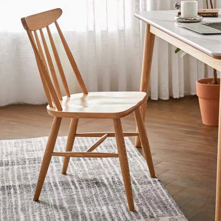 Hasjo Natural Solid Oak Dining Chair - Image 2
