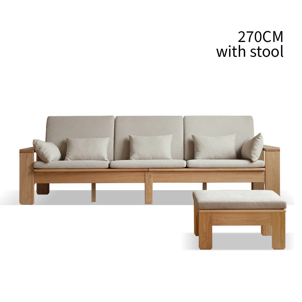 Kamakura Natural Solid Oak Sofa - Image 16