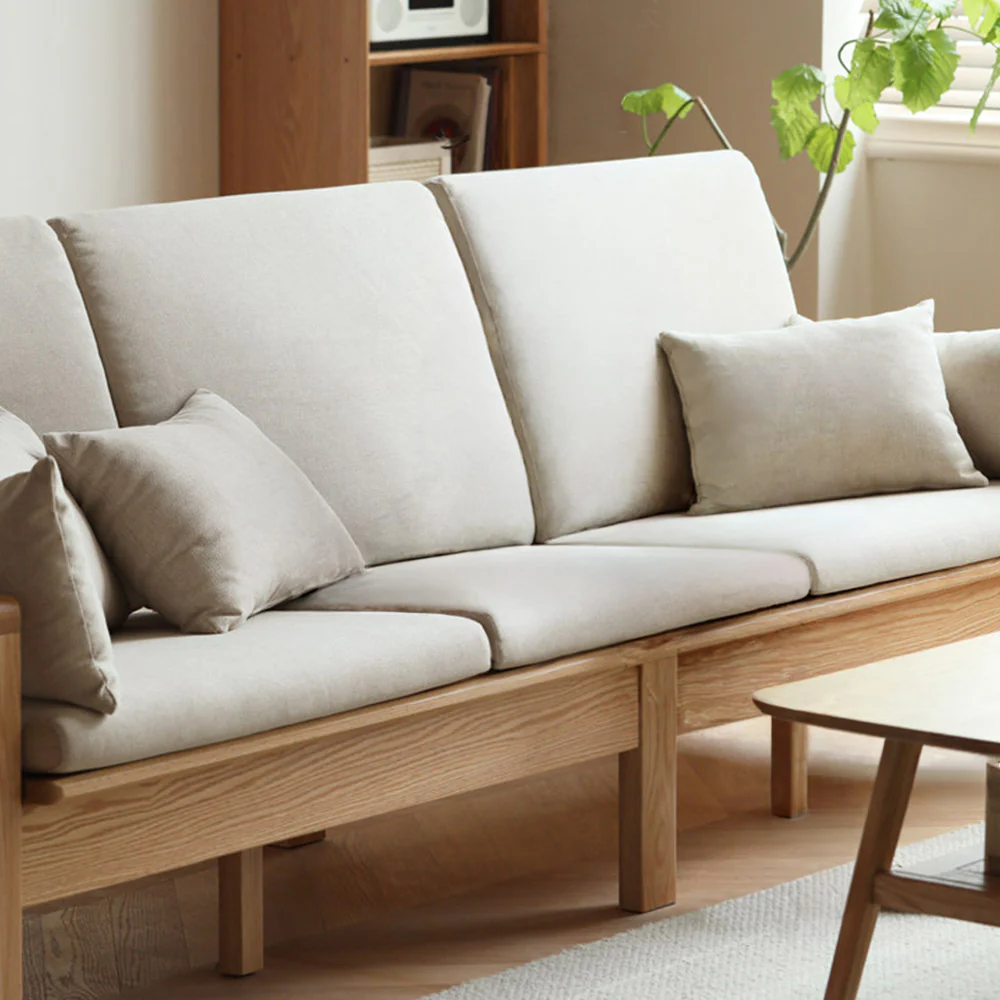 Kamakura Natural Solid Oak Sofa - Image 8
