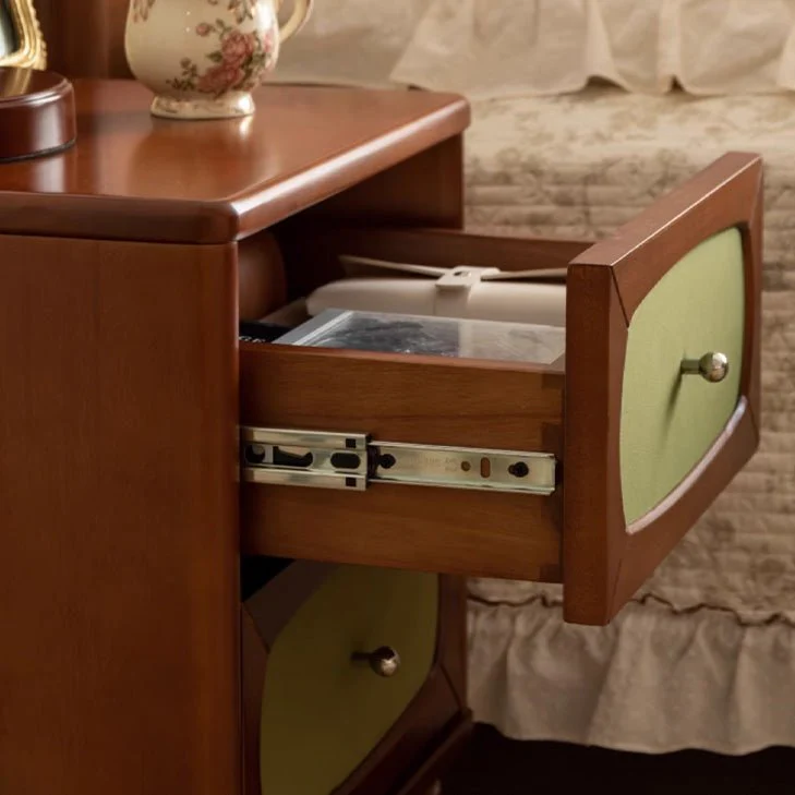Kinna Rustic Design Tulip Poplar Bedside Table - Image 8