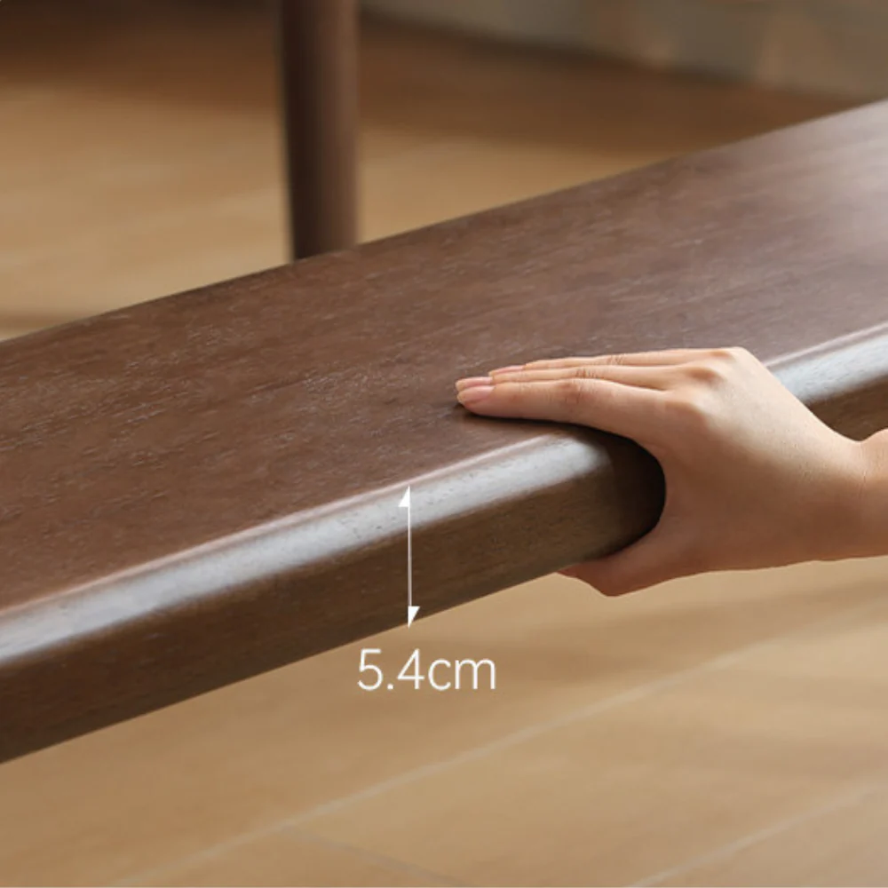 Labico Solid Rubber Wood Dining Bench - Image 8