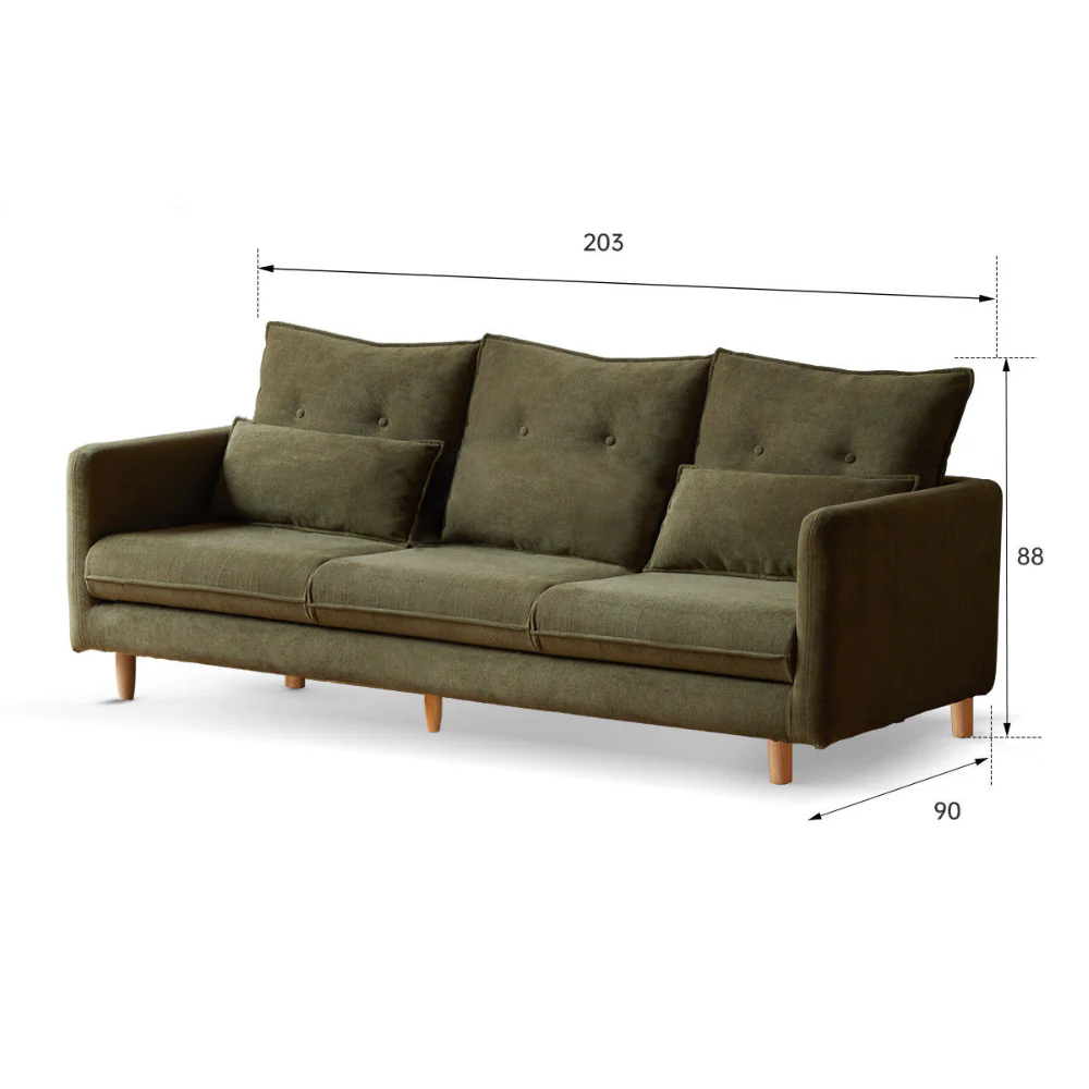 Lentini Fabric Sofa - Image 15