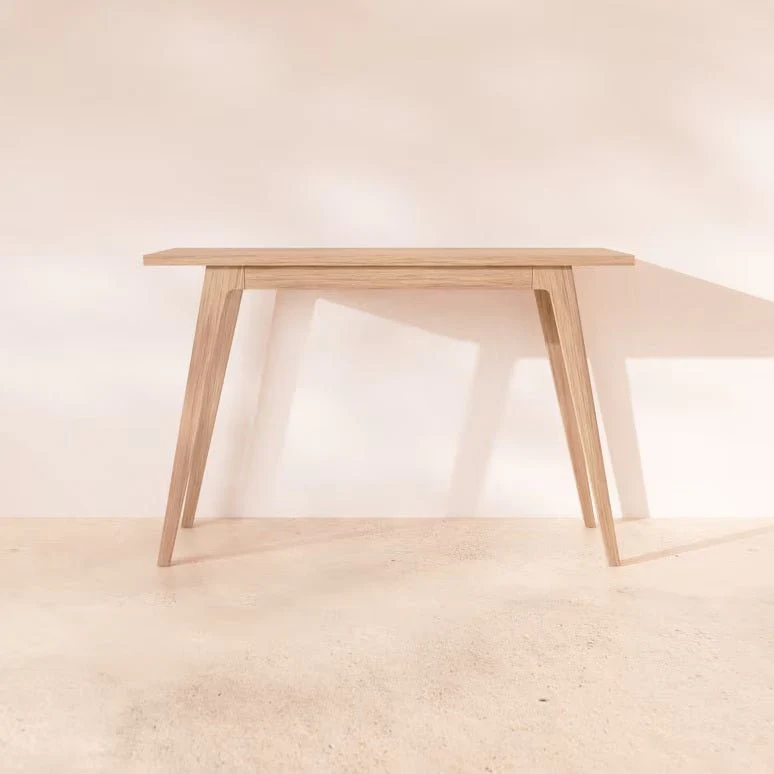 Letur Natural Solid Oak Console Table