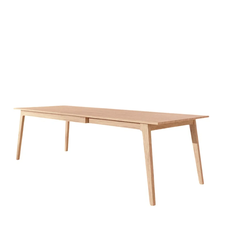 Letur Natural Solid Oak Extending Dining Table - Image 7