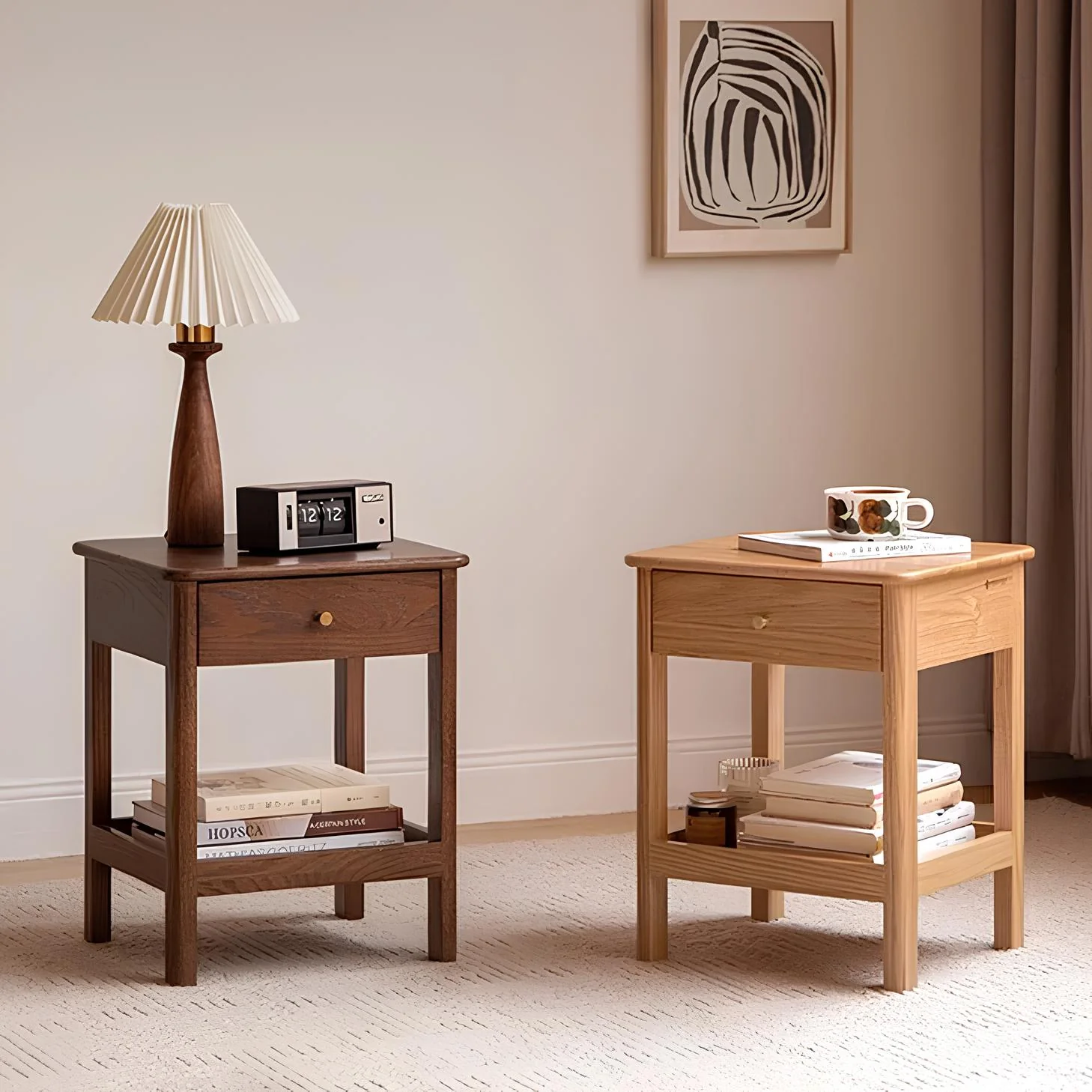 Oslo Natural Solid Oak Side Table