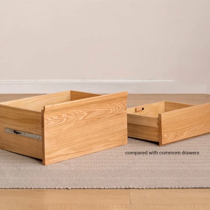 Pello Natural Solid Oak Lowboy Drawers - Image 7