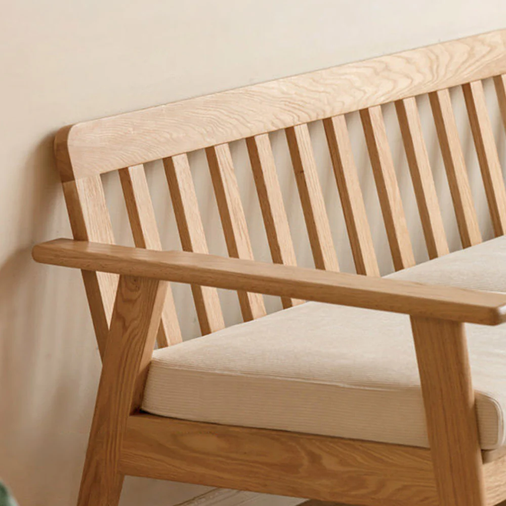 Sano Natural Solid Oak Sofa - Image 4