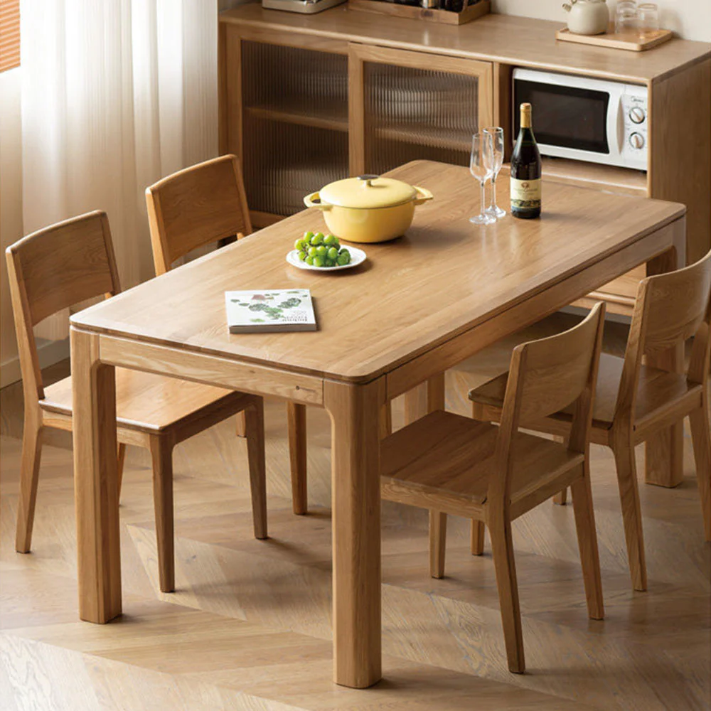 Serri Natural Solid Ash Dining Chair - Image 4