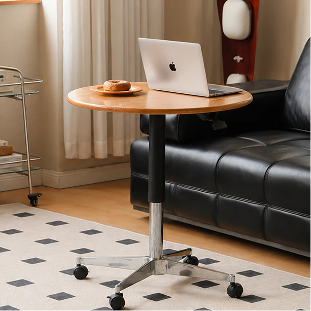 Siliqua Solid Hardwood Side Table - Image 7