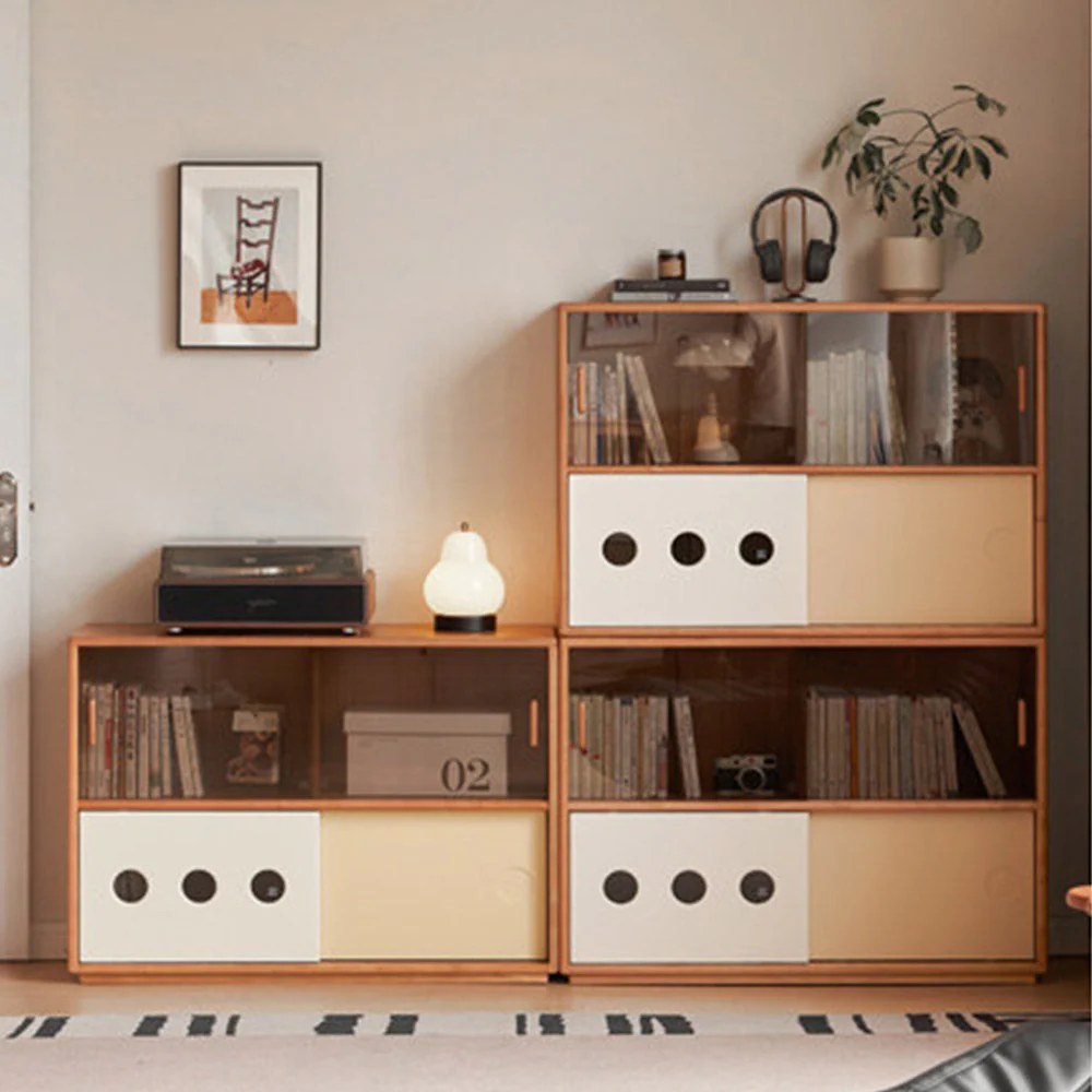 Tonnac Solid Cherry Small Bookcase/Sideboard - Image 5