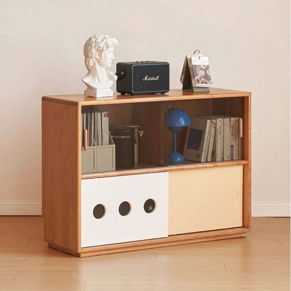 Tonnac Solid Cherry Small Bookcase/Sideboard - Image 6