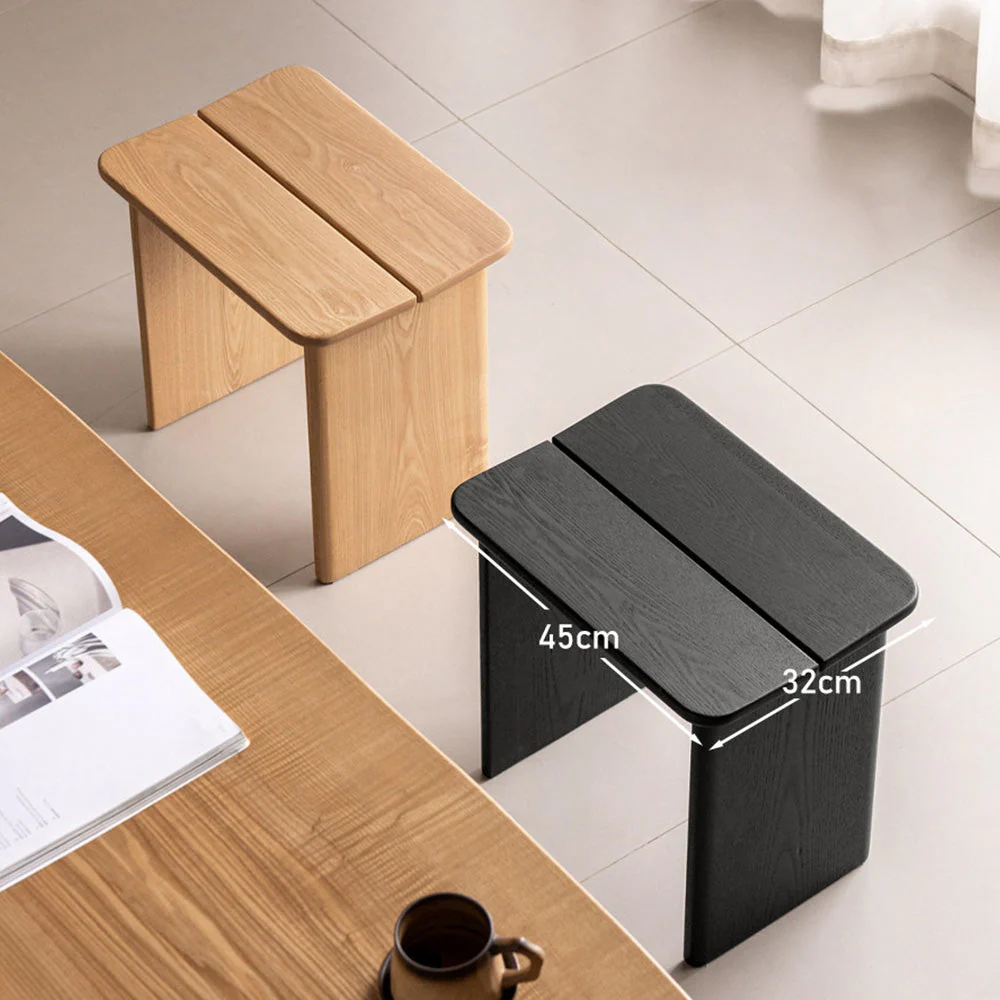 Vernio Solid Ash Stool - Image 6