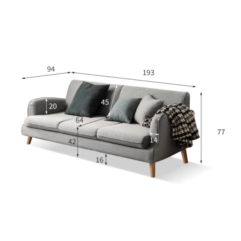Vita Fabric Sofa - Image 14