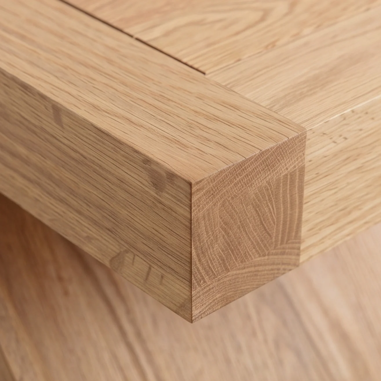 Zetland Natural Solid Oak Lamp Table - Image 10