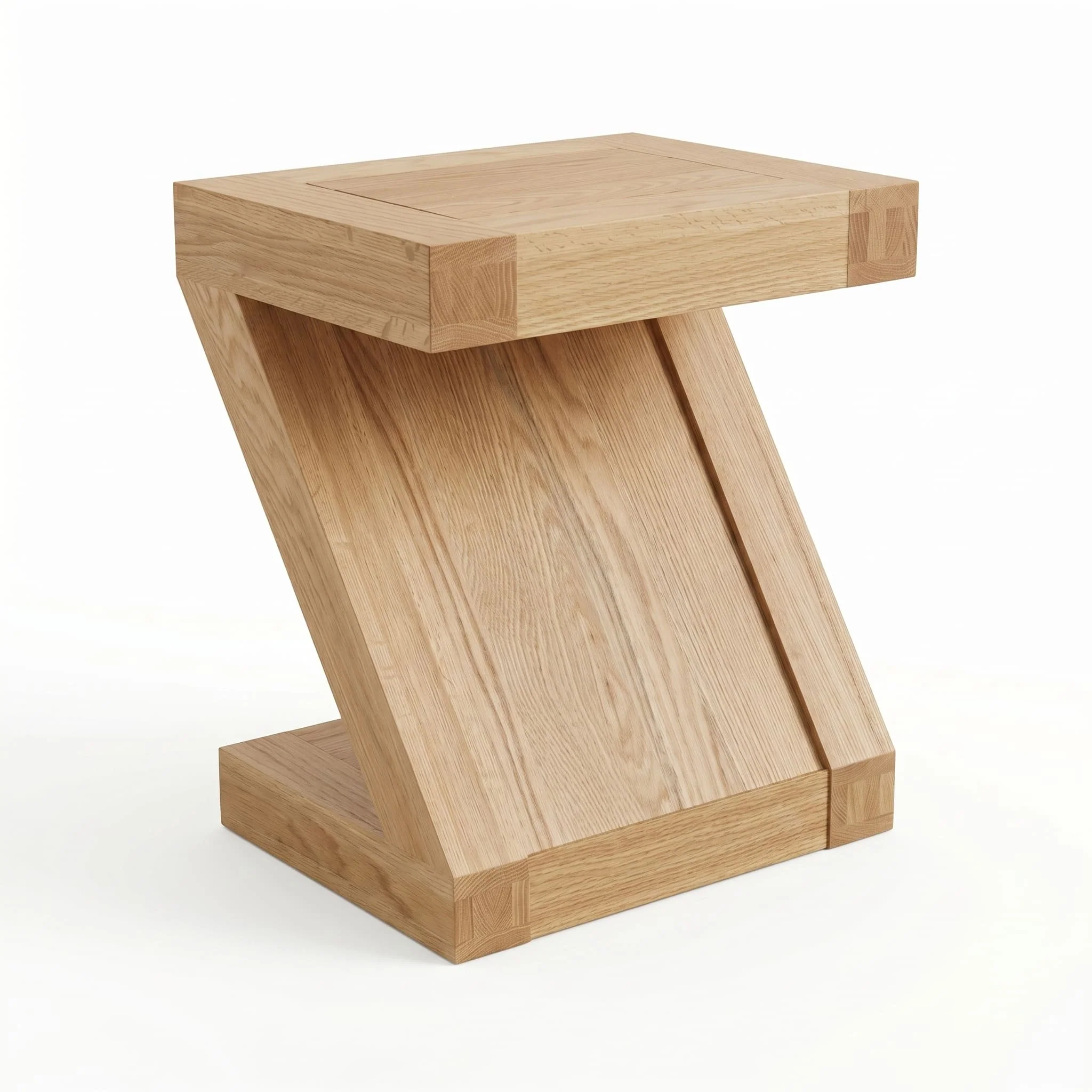 Zetland Natural Solid Oak Lamp Table - Image 11