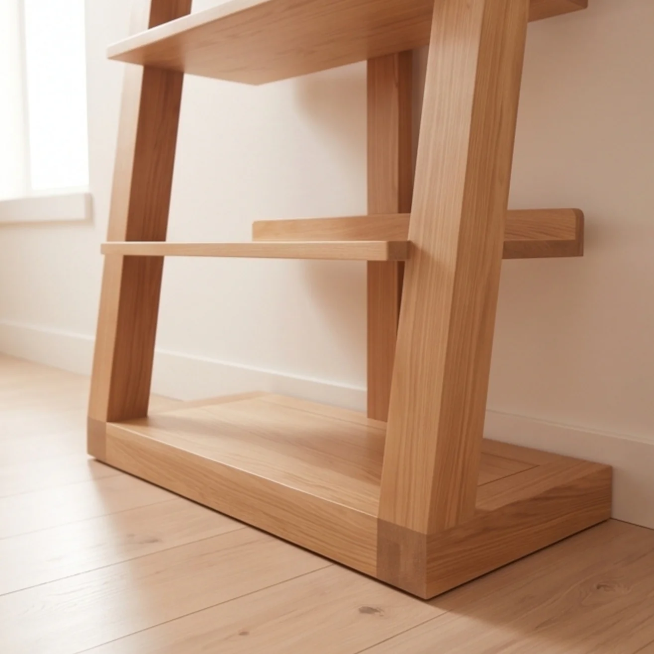 Zetland Natural Solid Oak Large Bookshelf - Image 11