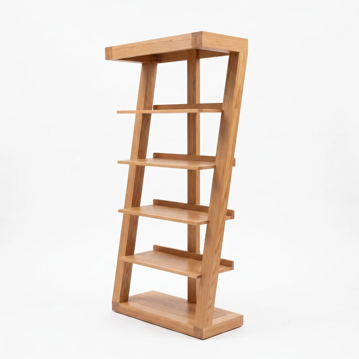 Zetland Natural Solid Oak Large Bookshelf - Image 13