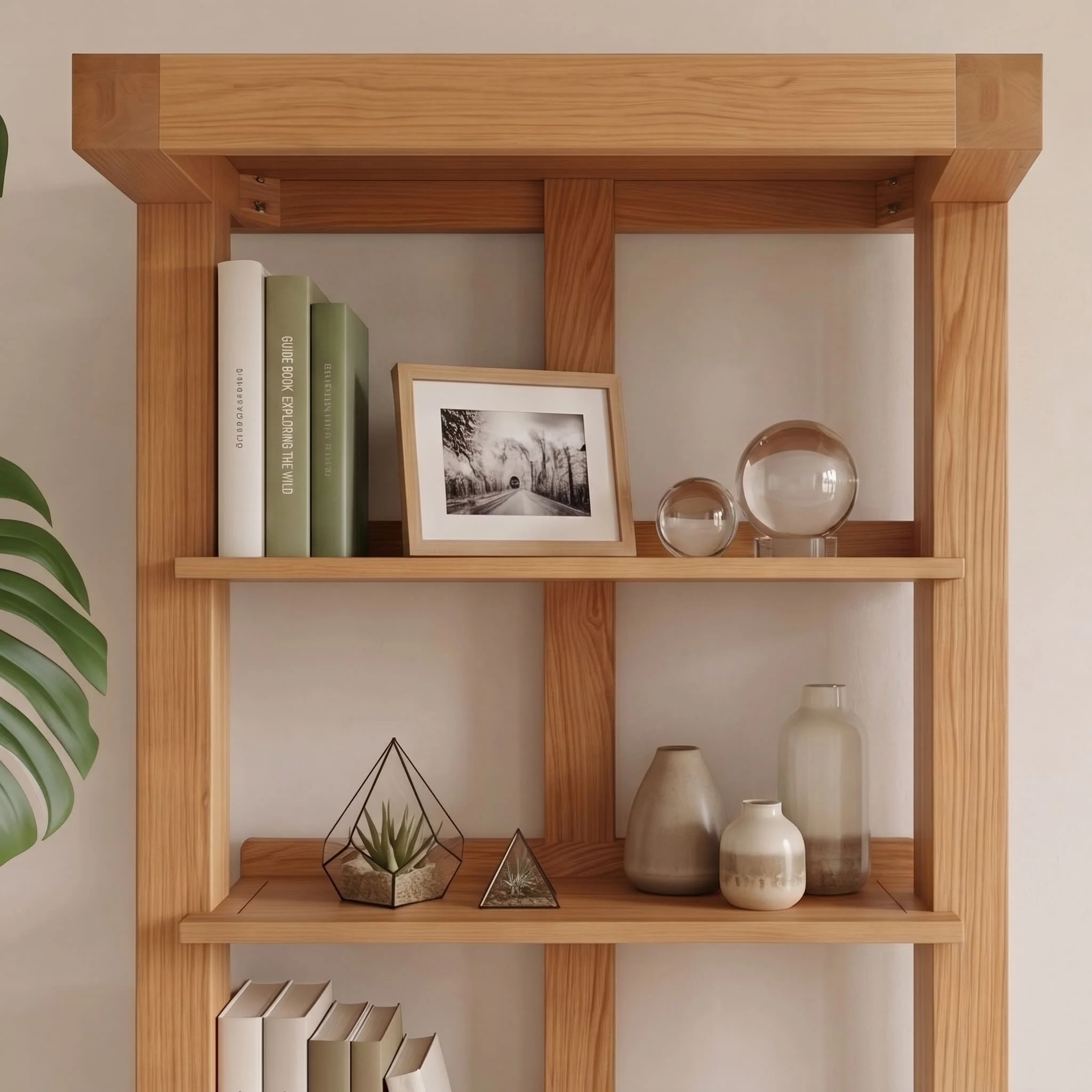 Zetland Natural Solid Oak Large Bookshelf - Image 5