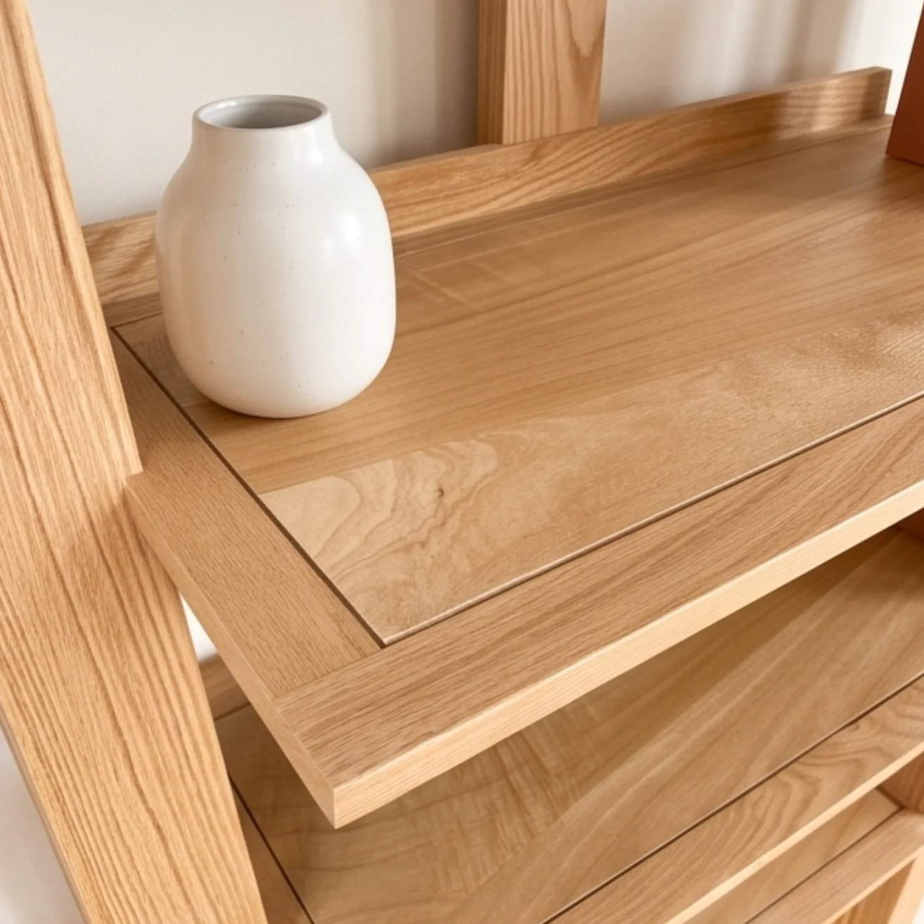 Zetland Natural Solid Oak Large Bookshelf - Image 7