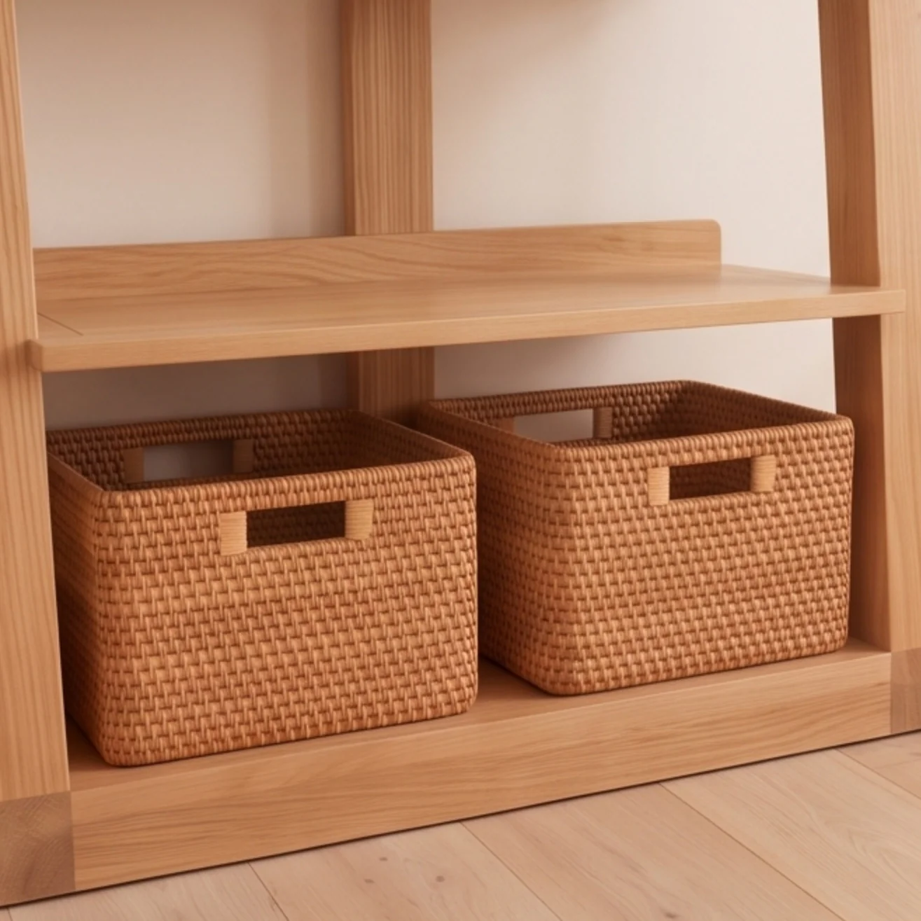 Zetland Natural Solid Oak Large Bookshelf - Image 8