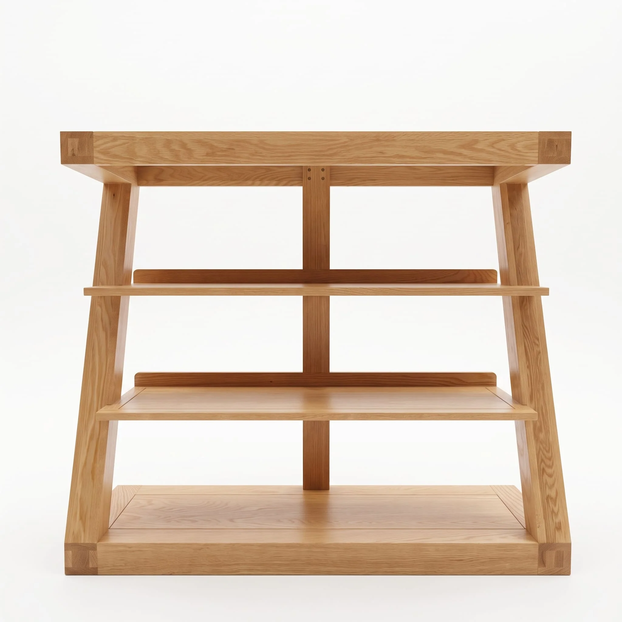 Zetland Natural Solid Oak Small Bookshelf - Image 10