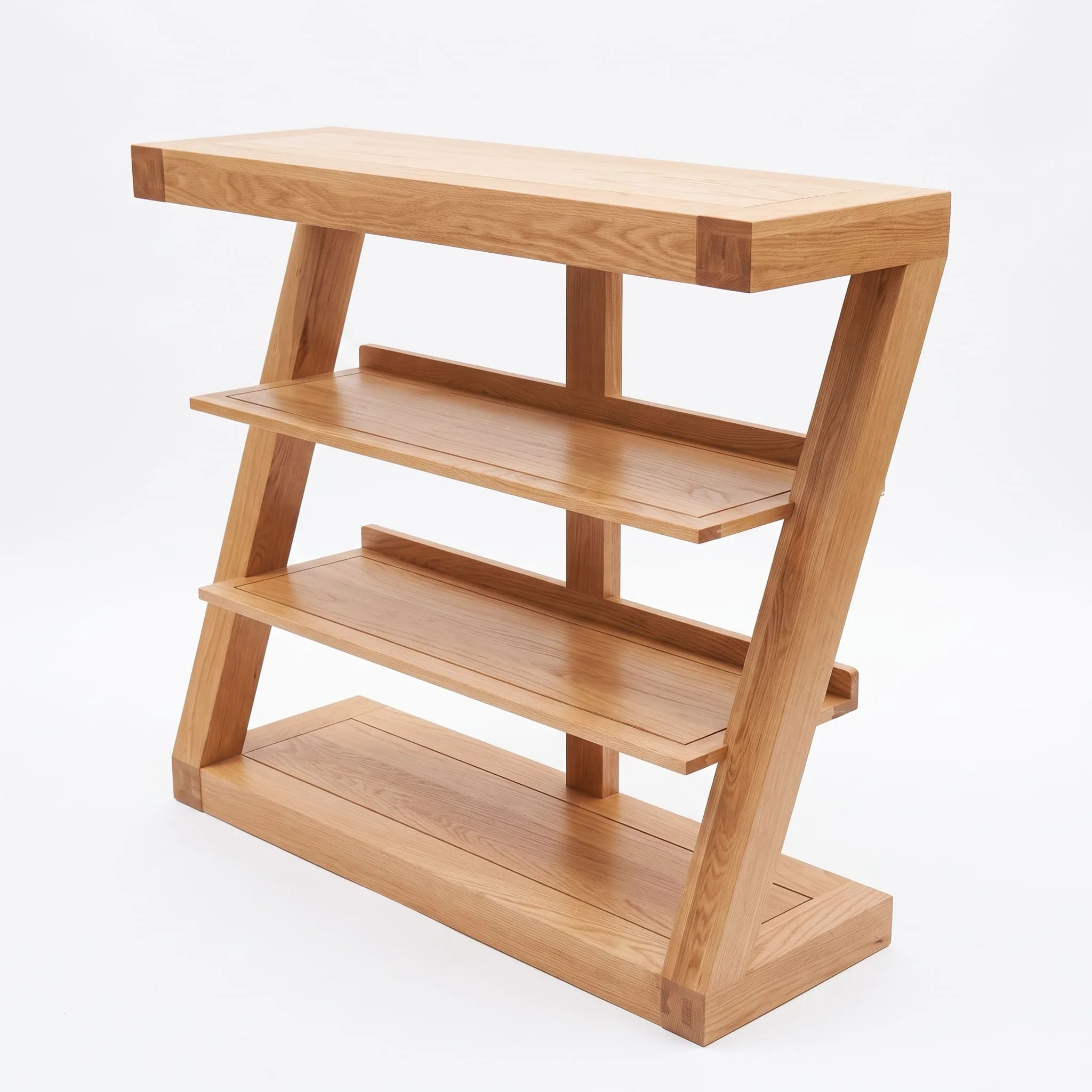 Zetland Natural Solid Oak Small Bookshelf - Image 11