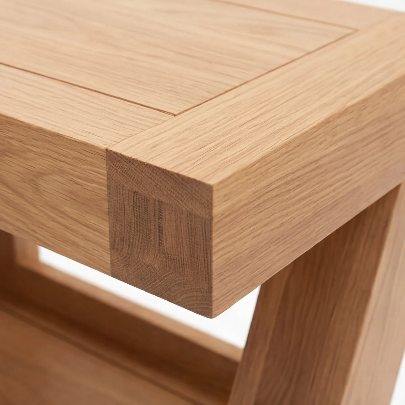 Zetland Natural Solid Oak Small Bookshelf - Image 6