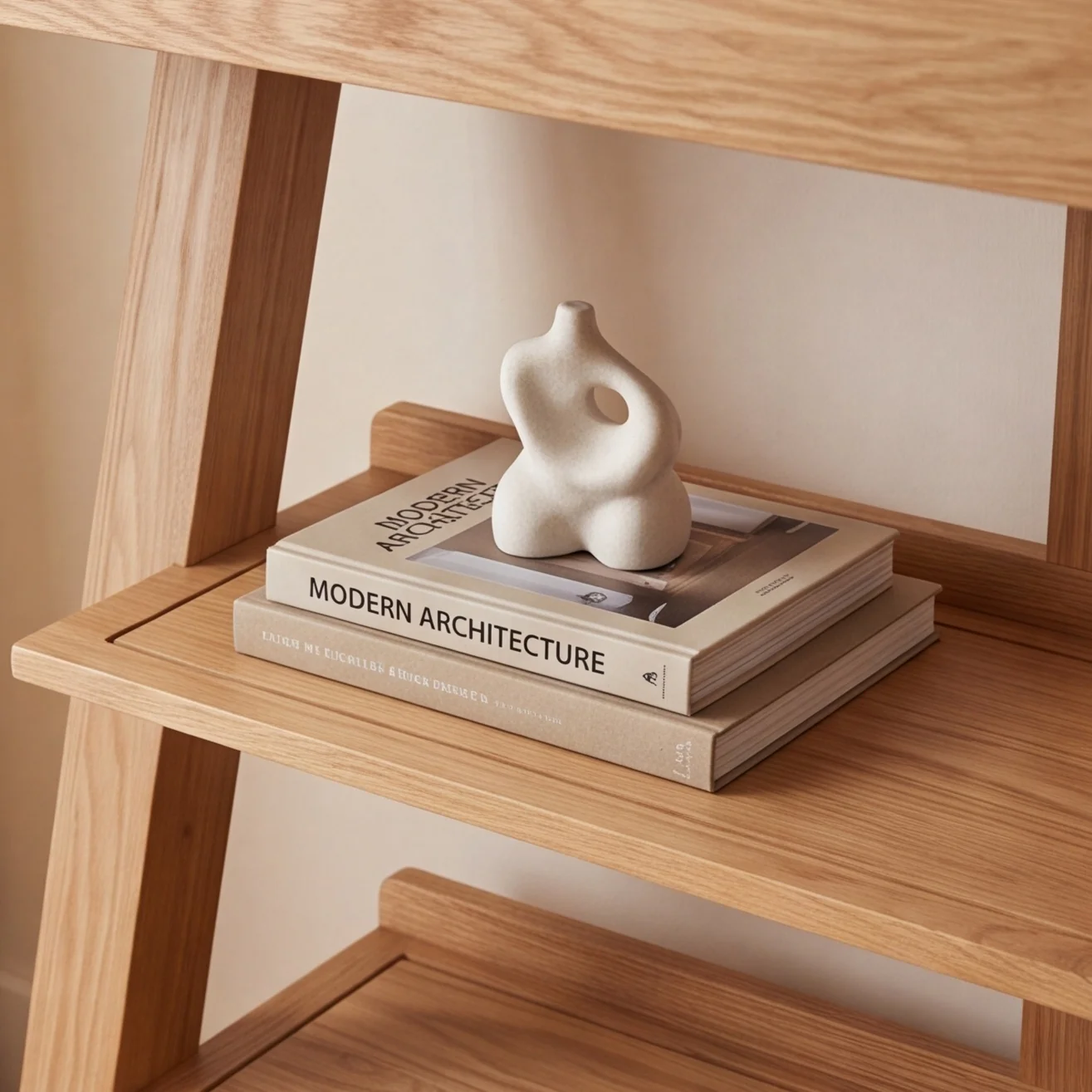 Zetland Natural Solid Oak Small Bookshelf - Image 7