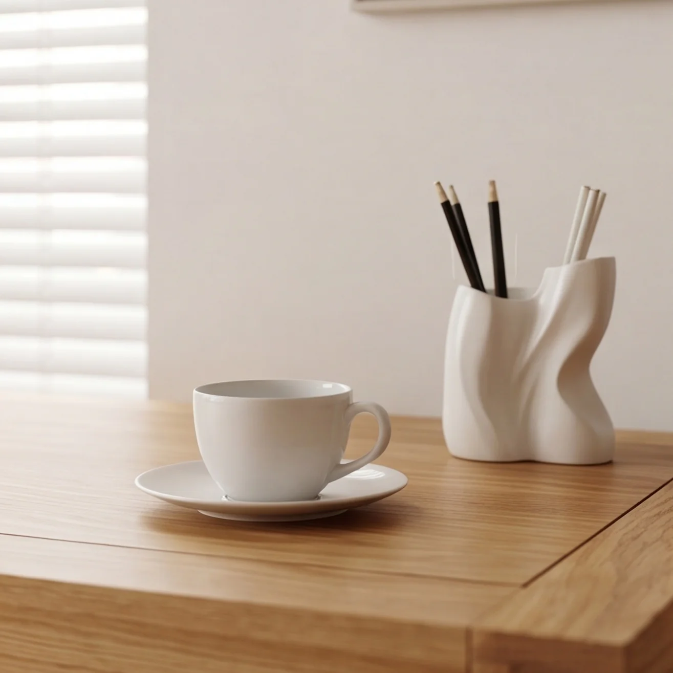 Zetland Natural Solid Oak Work Station - Image 7
