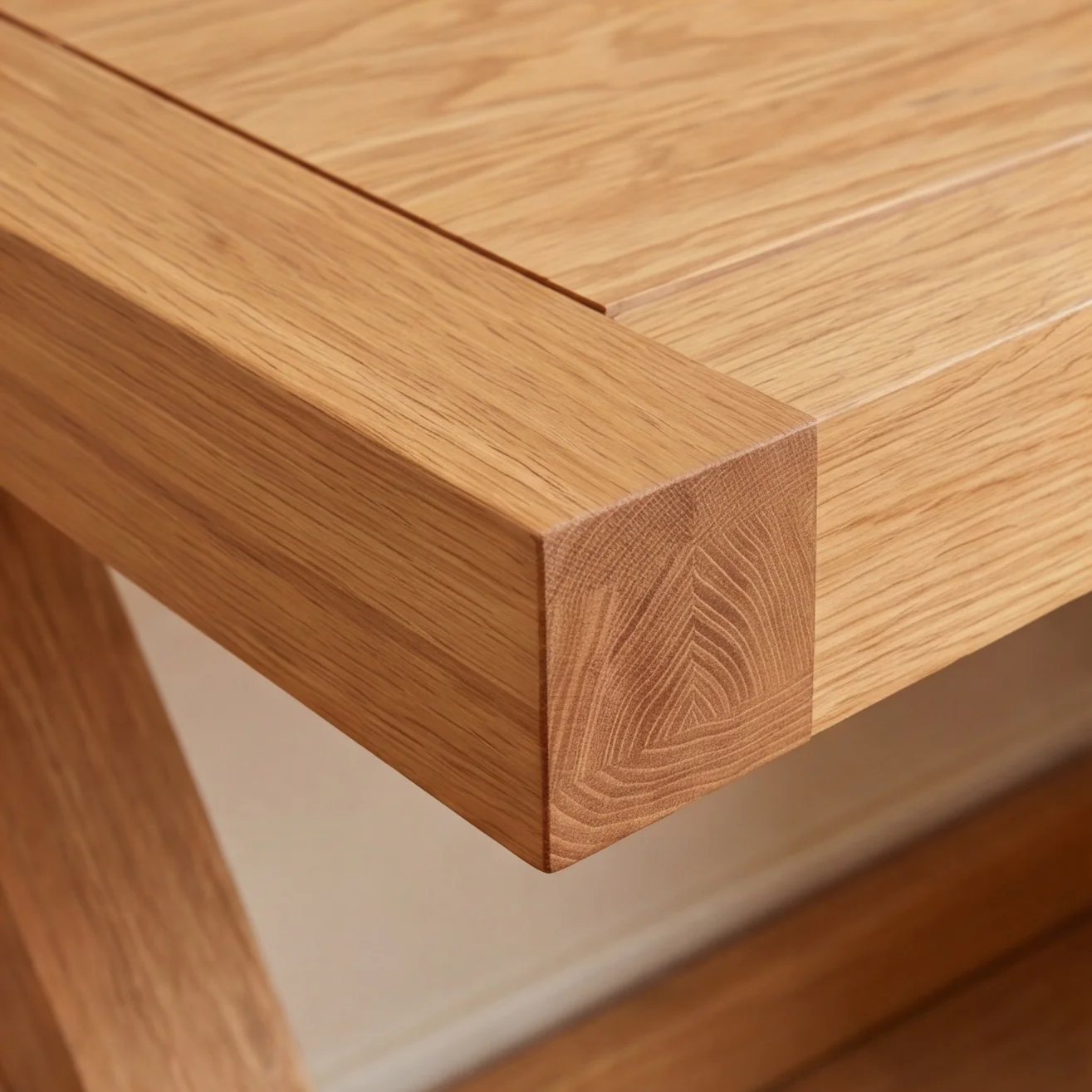 Zetland Natural Solid Oak Work Station - Image 9